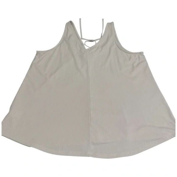 Maurices Beige Lace-Up Tank Top - Picture 5 of 9